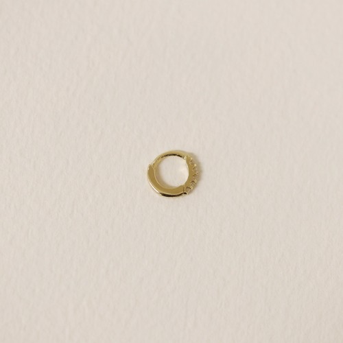 7.5mm Diamond Huggies Hoop Earrings Mini Diamond Hoop Earrings, Single or Pair - Picture 6 of 7