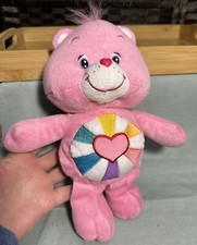 Care Bears Hopeful Heart 10  Bear Plush Stuffed Toy 2005 TCFC Play Along