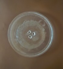 Vassoio per microonde in vetro 10" con anello giradischi 7" e albero giradischi 7/8"