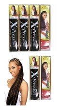 kanekalon braiding hair, 82inch 165g 10packs, Color 1B
