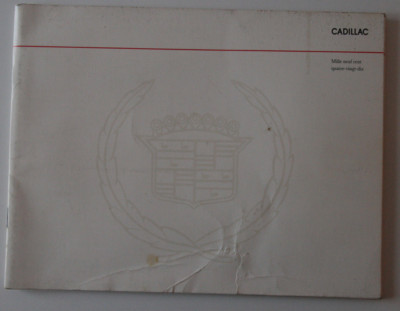 CADILLAC Full Range 1990 dealer brochure - French - Canada - ST3004000218