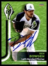 2024 Choice Baseball Ben Bowden Gwinnett Stripers #02 Signed