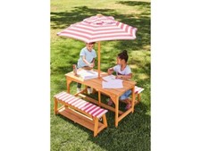 Kids Wooden Picnic Table With
