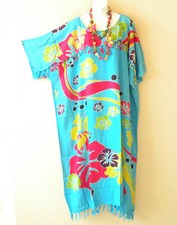 KD354 Floral Batik Kaftan Plus Caftan Kimono Tunic Hippy Maxi Dress up to 5X