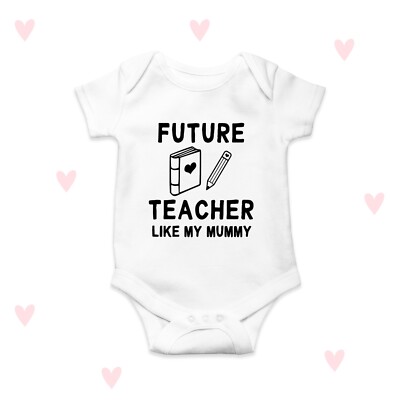 Lehrer Baby wachsende Mama Unterricht lustige Mini Me Geschenke Jungen Mädchen süß individuell