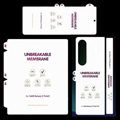 For Samsung Galaxy Z Fold 2 3 4 5 6 7 Hydrogel Screen Protector Film Clear Matte - Picture 2 of 15