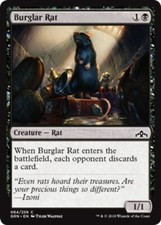 x1 Burglar Rat - Guilds of Ravnica - NM - MTG