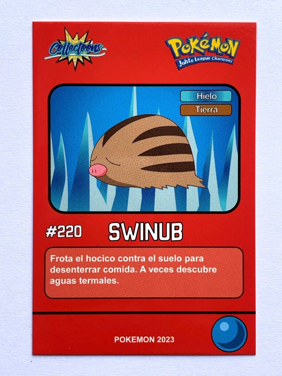 CARD POKEMON POKEDEX EC VOL. II #240 MAGBY 2023 Johto PERU South America