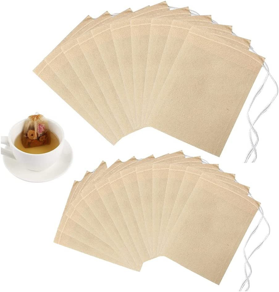 Bolsas De Te De Hojas Sueltas Bolsas De Filtro Te Desechables Con Cordon Nueva