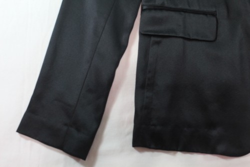 NILI LOTAN - $945 BLACK SILK CHARMEUSE "SOPHIA" BLAZER/JACKET (SEXY AF!!!) 4 - Picture 11 of 18