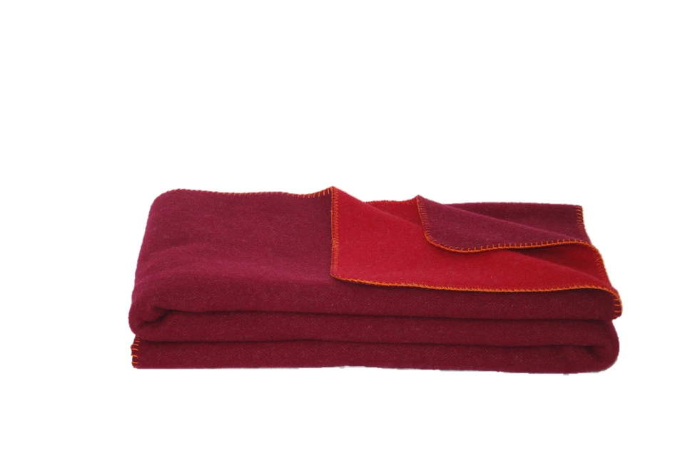 Decke Schurwolldecke Kuscheldecke Oslo  100% dt. Schurwolle Steinbeck - Bild 3 von 4