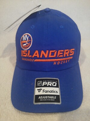 New NY Islanders Hockey NHL Authentic Pro Fanatics Adjustable OSFM 