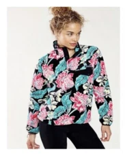 Patagonia Snap T Synchilla Manoa floral tropical Hawaiian Womens size S Jacket