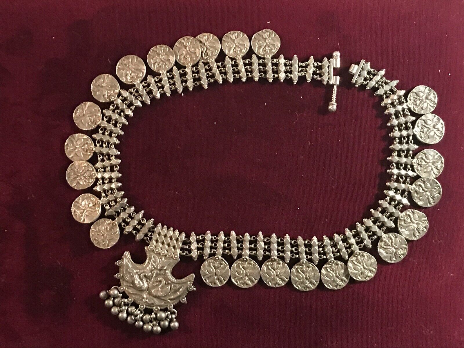 Antique India Silver Necklace - image 7