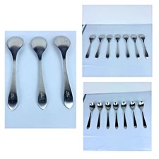Robert Welch 7 Piece Large Spoon Set 18/10 FLUTE Satin Stainless Flatware