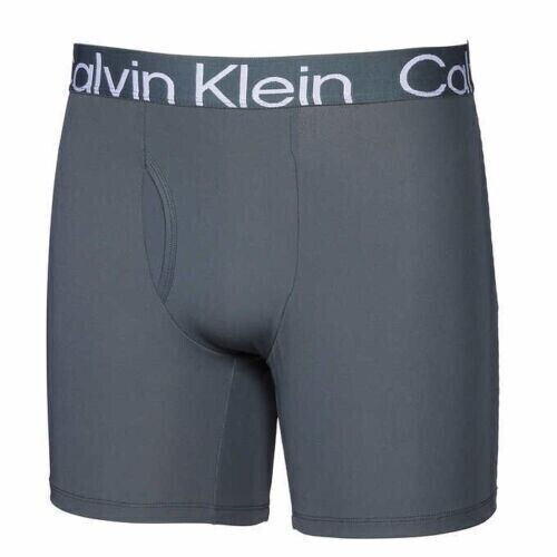 Calvin Klein paquete de 3 calzoncillos boxer micro costilla para hombre 3 piezas XL CINTURA 40-42 - Imagen 3 de 5