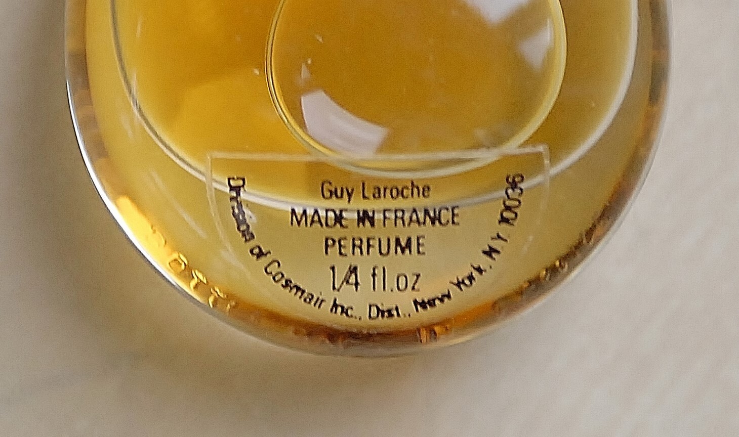 Vintage FIDJI by GUY LAROCHE splash PURE PARFUM 1/4 oz~7ml OLD FORMULA TEAR DROP