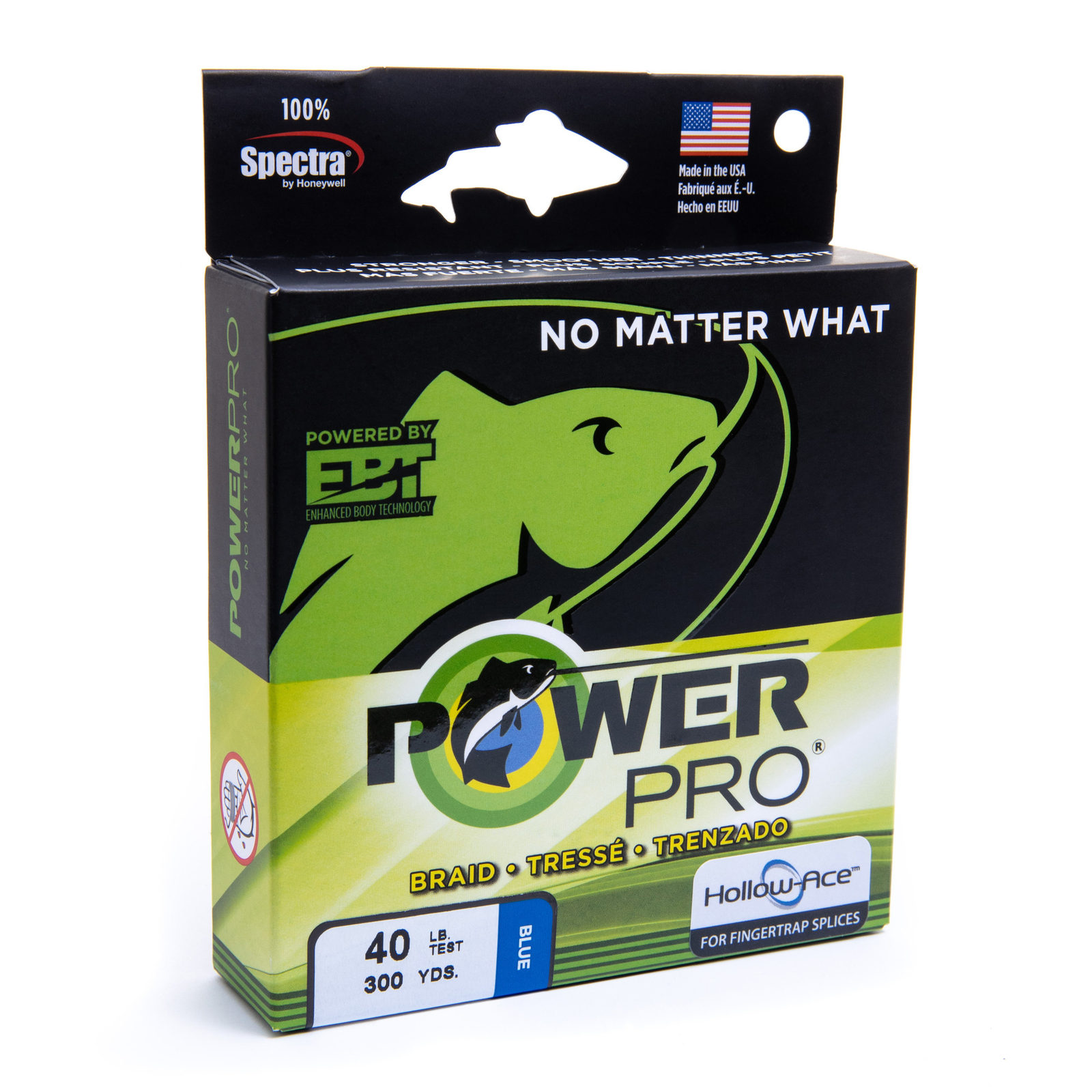 PowerPro Hollow-Ace Braided Fishing Line - Marine_Blue - 200lb - 3000yd/2750m...