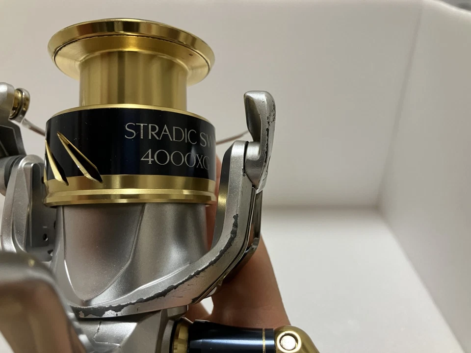 Carrete giratorio de engranajes Shimano 18 Stradic SW 4000XG 6.2:1 JAPÓN - Imagen 4 de 4