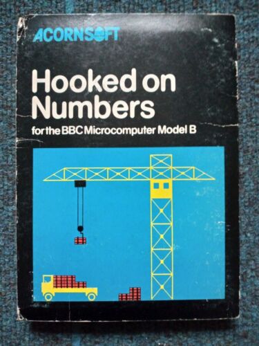 Aufhängende Zahlen Kassettenband von Acornsoft für den BBC Micro Computer