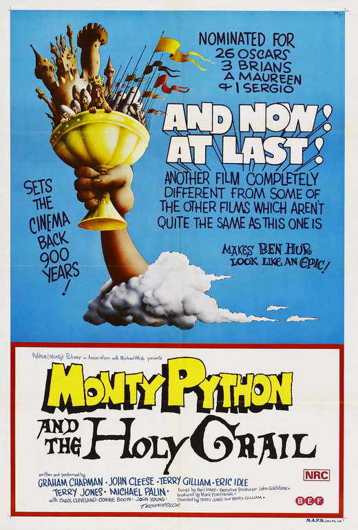 MONTY PYTHON AND THE HOLY GRAIL Movie POSTER 27x40 Australian
