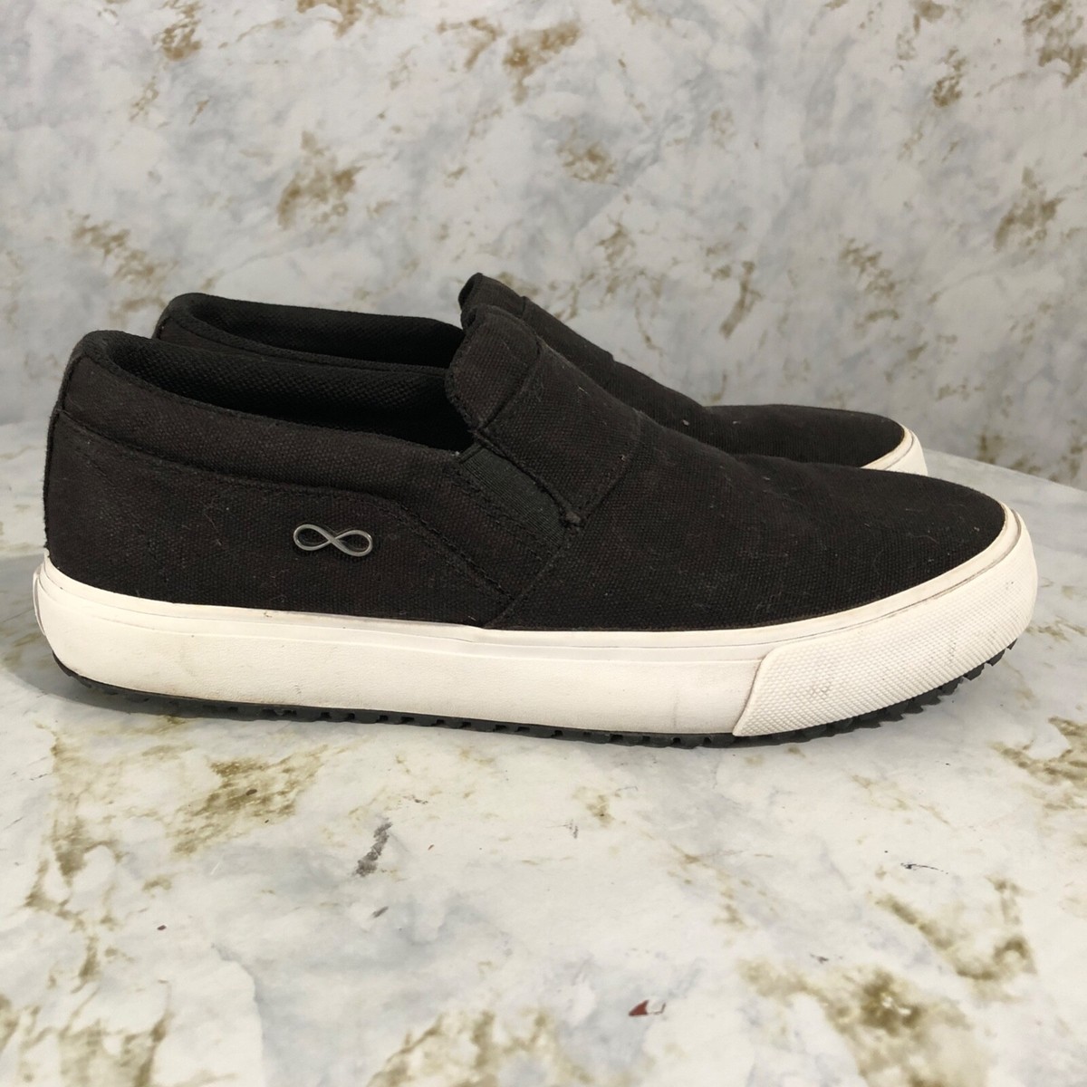 Cherokee Infinity Women's Sz Shoes Black White Comfort Low Top