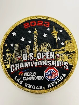 USATKD 2023 U.S. Open Championships World Taekwondo Genuine Patch Brand New