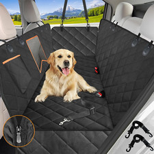 Dog Car Seat Cover for Back Seat,Waterproof Hammock with Mesh Window, Anti-Scrat