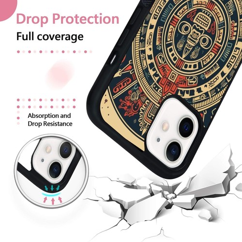 For Apple iPhone For Samsung Galaxy TPU Cover aztec pattern carved - Picture 19 of 25