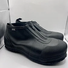 NIB Bogs Unisex Adult Overshoe Zip Comp Toe Work & Safety Shoes Black Men's 8