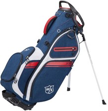 Wilson Staff Exo II Navy White Red Stand Golf Bag