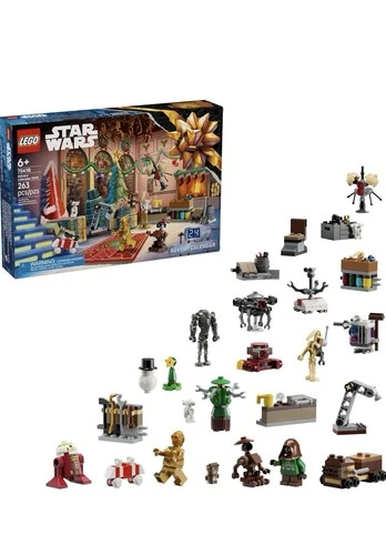 LEGO Star Wars Advent Calendar 2025 (75418) Kids Toy - Holiday Countdown Playset
