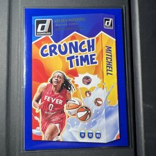 Kelsey Mitchell 2025 WNBA Donruss Crunch Time Blue Press Proof Card #6