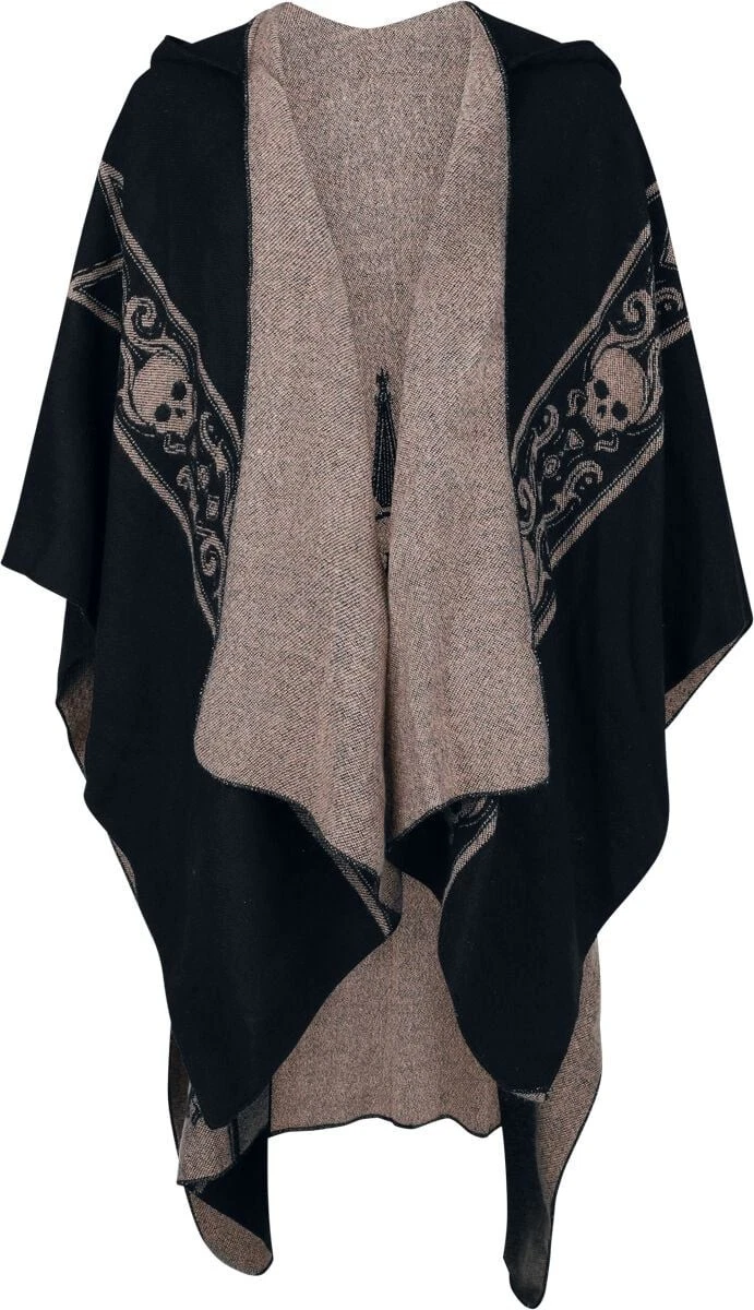 Ghost Cardigan Cape Progressive Rock Band Black Tan Poncho Jacket One Size
Opens in a new window or