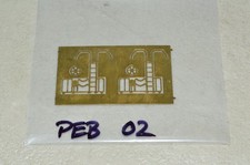 N scale brass PARTS Gold Medal Models 160-02 caboose end railing ladder set