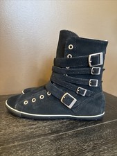 Y2K Converse Multi 5 Strap Buckle XHI Black S...