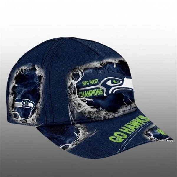 Seahawks  West Champions Go Hawks 12 Cap