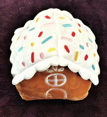 Christmas Gingerbread House Plush 5'' Stuffed Soft Toy Spritz