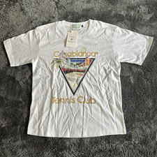 Casablanca Herren T-Shirt S Weiß Kurzarm Run...