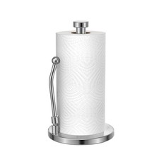 Kitchen Roll Holder / Paper Roll Holder with Spring Arm | Freestanding Organizer ...