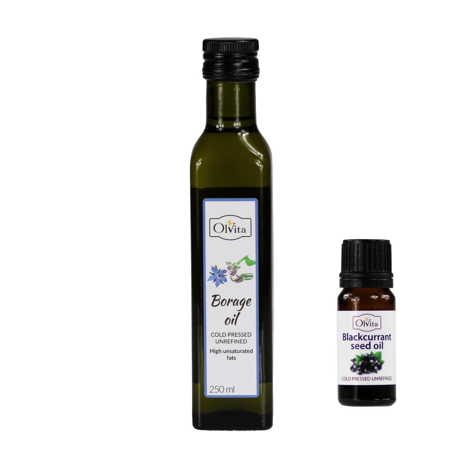 Borage Seed Oil - Cold Pressed 250 ml - FREE Sample Evening Primrose Oil - Image 2