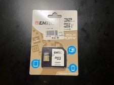 Emtec Gold SDHC 32GB Class 10 Micro Memory Card  Adapter