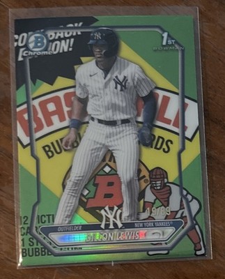2026 Bowman Chrome Dillon Lewis Packfractor SSP /89 BCP-148 Marlins 1st Prospect