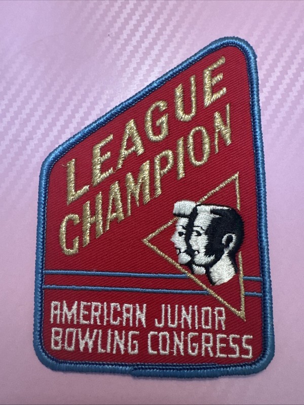 Vintage Bowling Patch American Junior Bowling Congress League Champion