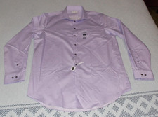 Calvin Klein Infinite Non Iron Slim Tall Men  s Size 18 36/37 Long Sleeve Purple