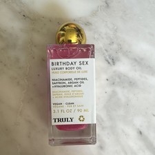 Truly Birthday Sex Luxury Body Oil Vegan Clean 3.1 fl oz / 90 mL