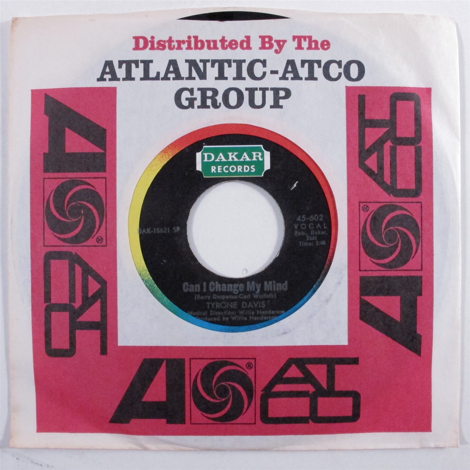 photo of Crossover Soul Tyrone Davis Can I Change My Mind Dakar Vg Vg Hear C