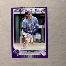 2022 Topps Update Series - Bobby Witt Jr. #US100 Purple (RC) SP