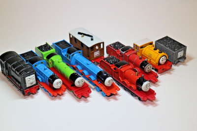 Vintage Thomas Tank Engine Lot 9 ERTL James Henry Toby RARE Paper Face & Plastic