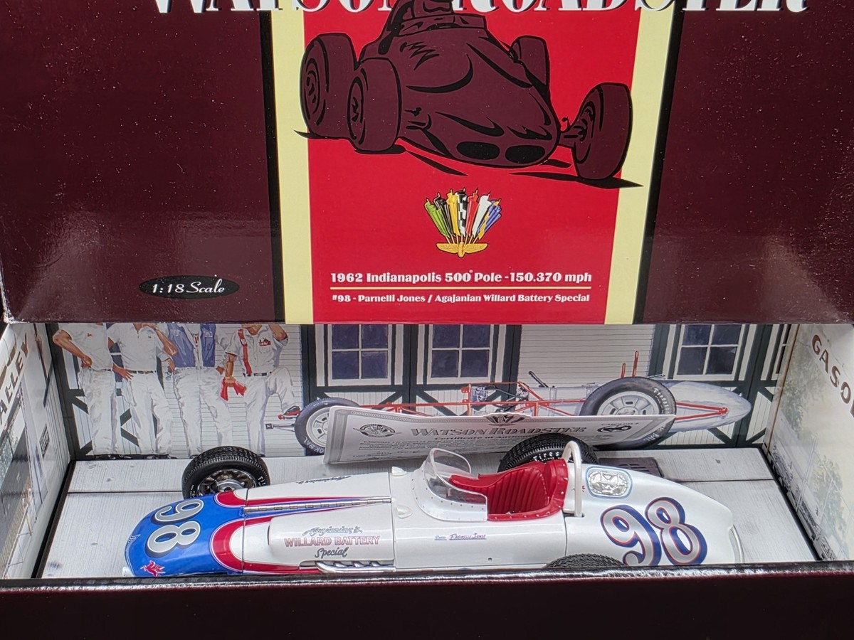 1/18 カルーセル1 ワトソン ロードスター 1962 インディ500 箱付 Carousel 1 1962 Parnelli Jones 98 Agajanian Watson 1:18 Indy 500